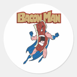 Adesivo Homem do bacon