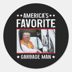 Adesivo Homem do Garge Favorito da América Engraçado Trump