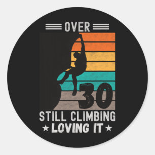 Adesivo Homem Escalada Parede Escalada Divertido 30 Anos