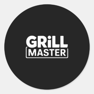Adesivo Homem mestre da grelha de churrasco quintal churra
