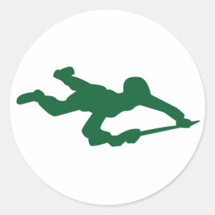 Adesivo Homem verde do exército