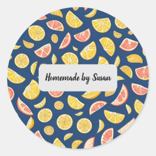 Adesivo Homemada por Susan   Laranjas e limões