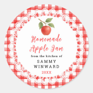 Adesivo Homemade Apple Jam Label