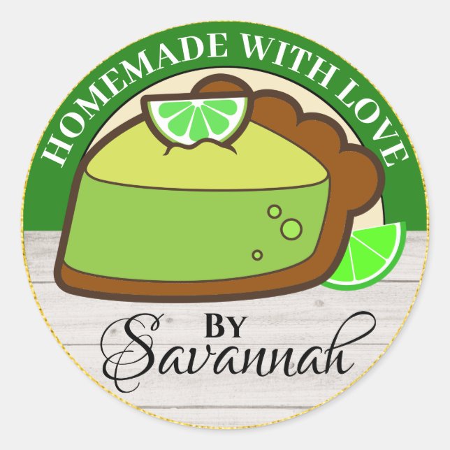 Adesivo Homemade Com Amor (Frente)