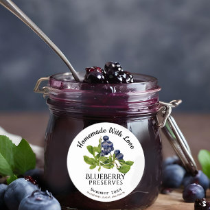 Adesivo Homemade Com Amor Blueberry Preserva Verão202X