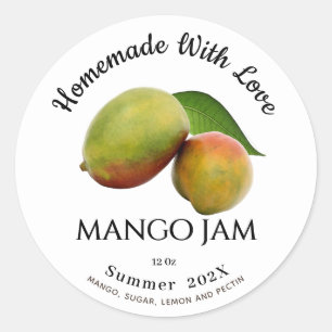 Adesivo Homemade Com Amor Mango Jam Summer 202X