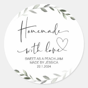 Adesivo Homemade Com Amor Pequenas Empresas Obrigado