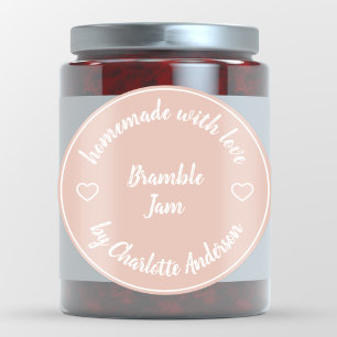 Adesivo Homemade com Amor   Presença de geleia moderna a 