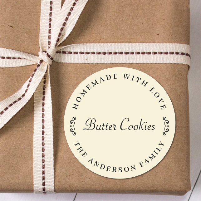 Adesivo Homemade com o Amor Presente Personalizado de Baki (Criador carregado)