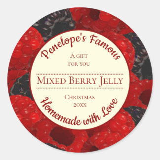 Adesivo Homemade com Rótulo de Berry Jelly Misto Personali