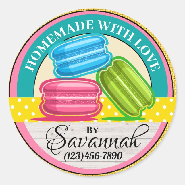 Adesivo Homemade com Sticker (Frente)