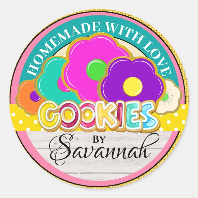 Adesivo Homemade com Sticker (Frente)