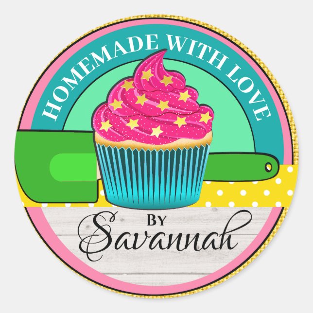 Adesivo Homemade com Sticker (Frente)