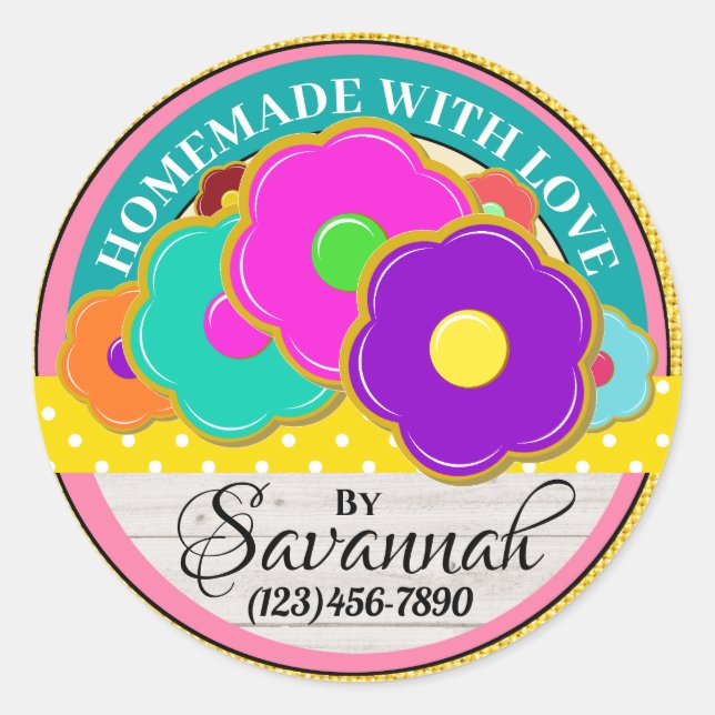 Adesivo Homemade com Sticker (Frente)