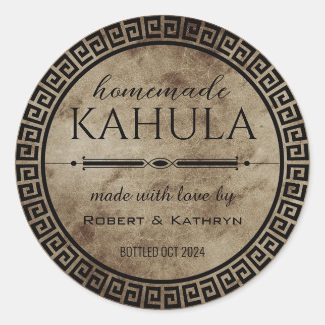 Adesivo Homemade Kahula Personalizada (Frente)