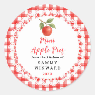 Adesivo Homemade Mini Apple Pies Label