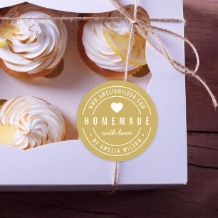 Adesivo Homemade Negra A Cor EDITÁVEL Com Coração De Am