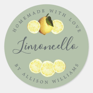 Adesivo Homemade Personalizada Limoncello Laurel Green