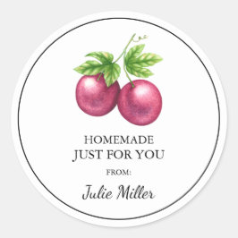 Adesivo Homemade só para a sua fruta de paixão