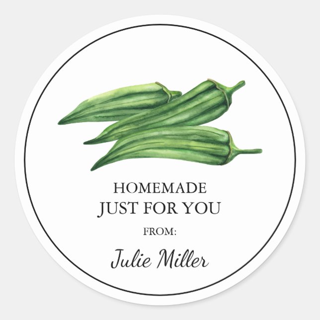 Adesivo Homemade só para você. (Frente)