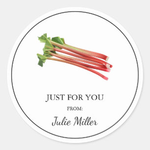 Adesivo Homemade só para você, Rhubarb