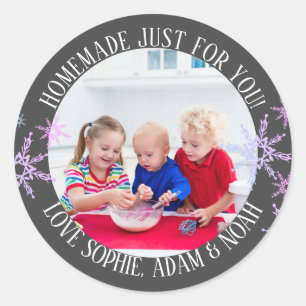 Adesivo Homemade só para vocês crianças personalizadas 
