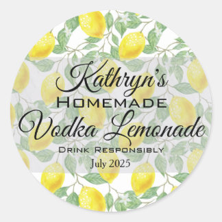 Adesivo Homemade Vodka Lemonade
