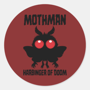 Adesivo Homen-Mothra - Sinistro Cute Adivinho da Destruiçã