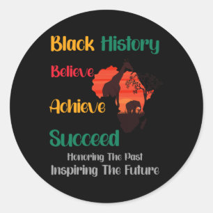 Adesivo Homenageando o Passado Inspirando o Futuro Mês da