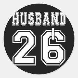 Adesivo Homens 2026 marido e mulher casamento festa de noi
