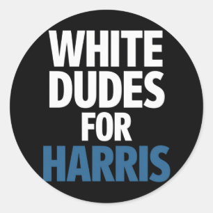 Adesivo Homens Brancos Para Harris Kamala Harris Eleição 2