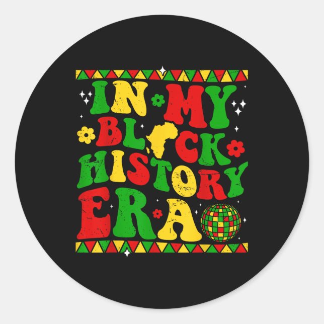 Adesivo Homens da História Negra Mulheres História Negra (Frente)