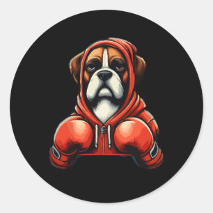 Adesivo Homens De Cachorro Engraçados Ou Embalados