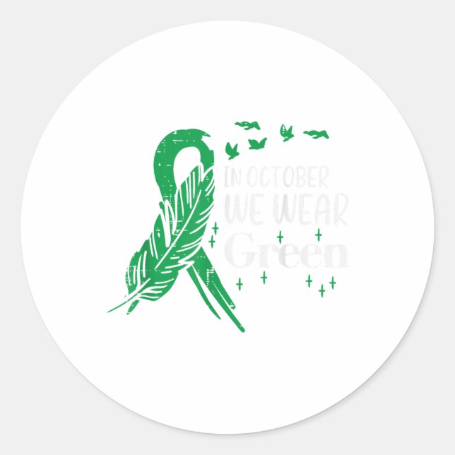 Adesivo Homens de Sensibilização para a Folha Verde da Saú (Frente)