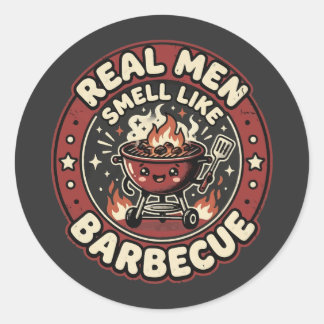 Adesivo Homens de Verdade Cheiram como Churrasco | Present