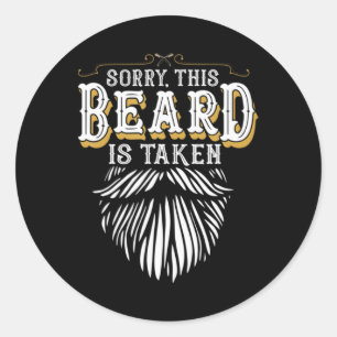 Adesivo Homens Desculpe Esta Barba É Levada País Retro Val