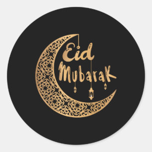 Adesivo Homens do sexo feminino islâmico Eid Mubarak Karee