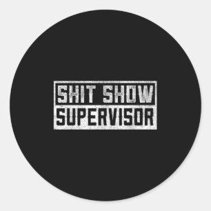 Adesivo Homens Engraçados Humor Adulto Mostrar Supervisor 