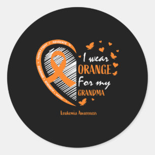Adesivo Homens Mulheres Eu Visto Laranja Para Minha Avó Le