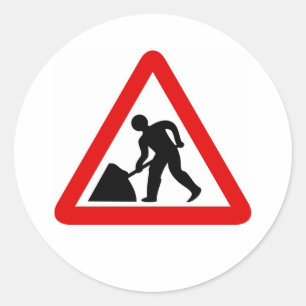 Adesivo Homens no trabalho