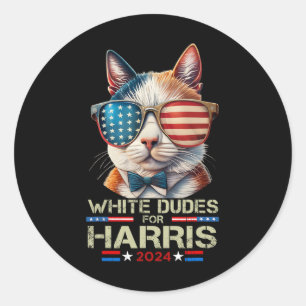 Adesivo Homens Para Kamala Harris Gama De Gato Sem Fios Pa