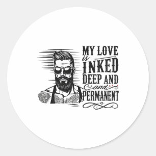 Adesivo Homens para Tatuagens do Homem Inclino no Dia Anti