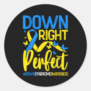 Adesivo Homens perfeitamente sindrome de down conscientiza