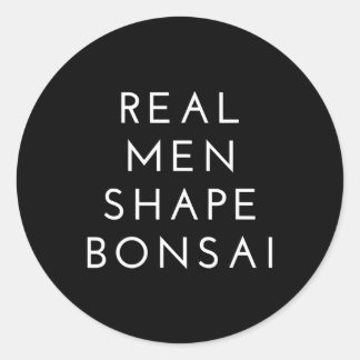 Adesivo Homens Reais Forma Bonsai Tree Gift
