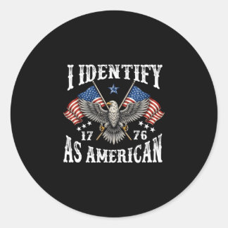 Adesivo Homens se identificam como uma bandeira americana