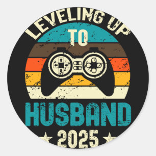 Adesivo Homens se nivelando ao marido 2025 futuro noivo