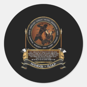 Adesivo Homer The Iliad Rage Of Achilles Trojan War