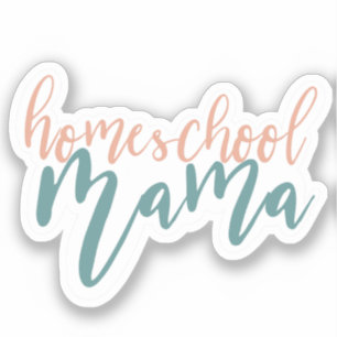 Adesivo Homeschool Mama Sticker