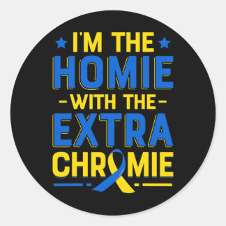 Adesivo Homie Com A Síndrome Extra Chromie Down Awarene