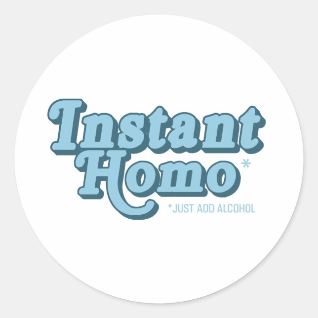 Adesivo Homo Instantâneo (Frente)